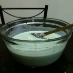 Coconut pandan sticky rice