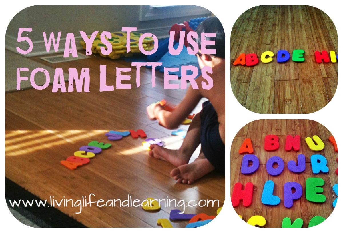 5 Ways to Use Foam Letters