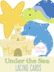 Under the Sea Lacing Cards