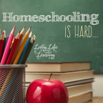 The struggle is real and I am not perfect, homeschooling is hard
