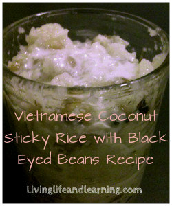 vietnamese coconut sticky rice with black eyed beans recipe