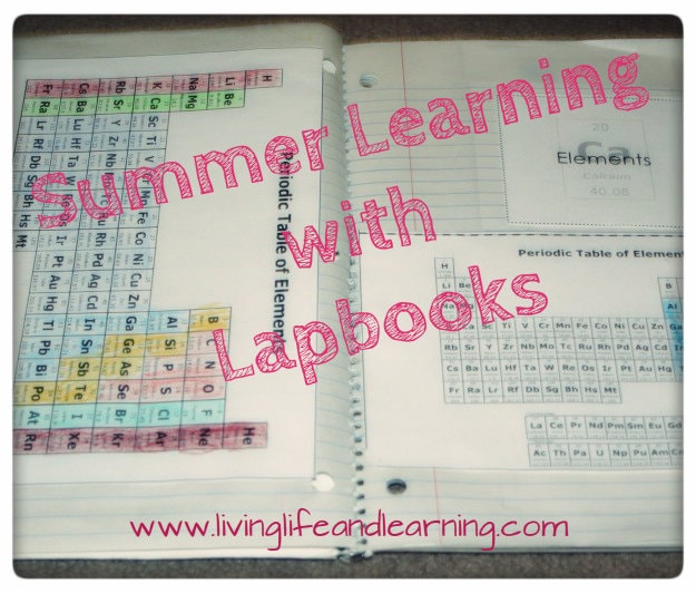 summer learning with lapbooks