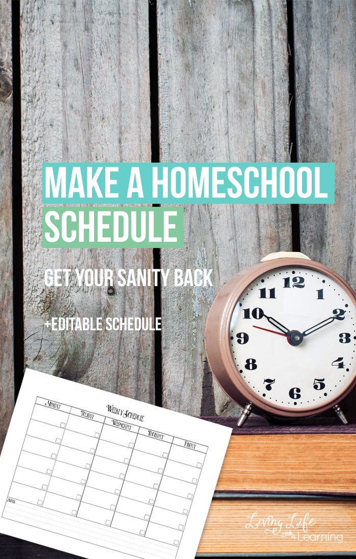 Get into a Homeschool Routine – Make a Schedule