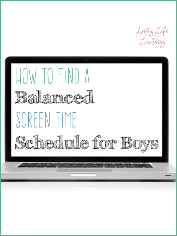 how to deal with video games, computer and TV time - how to find a balanced screen time schedule for boys