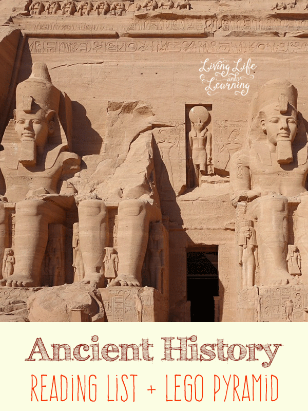 Learn all about Ancient history with these great books and build your own Lego pyramid