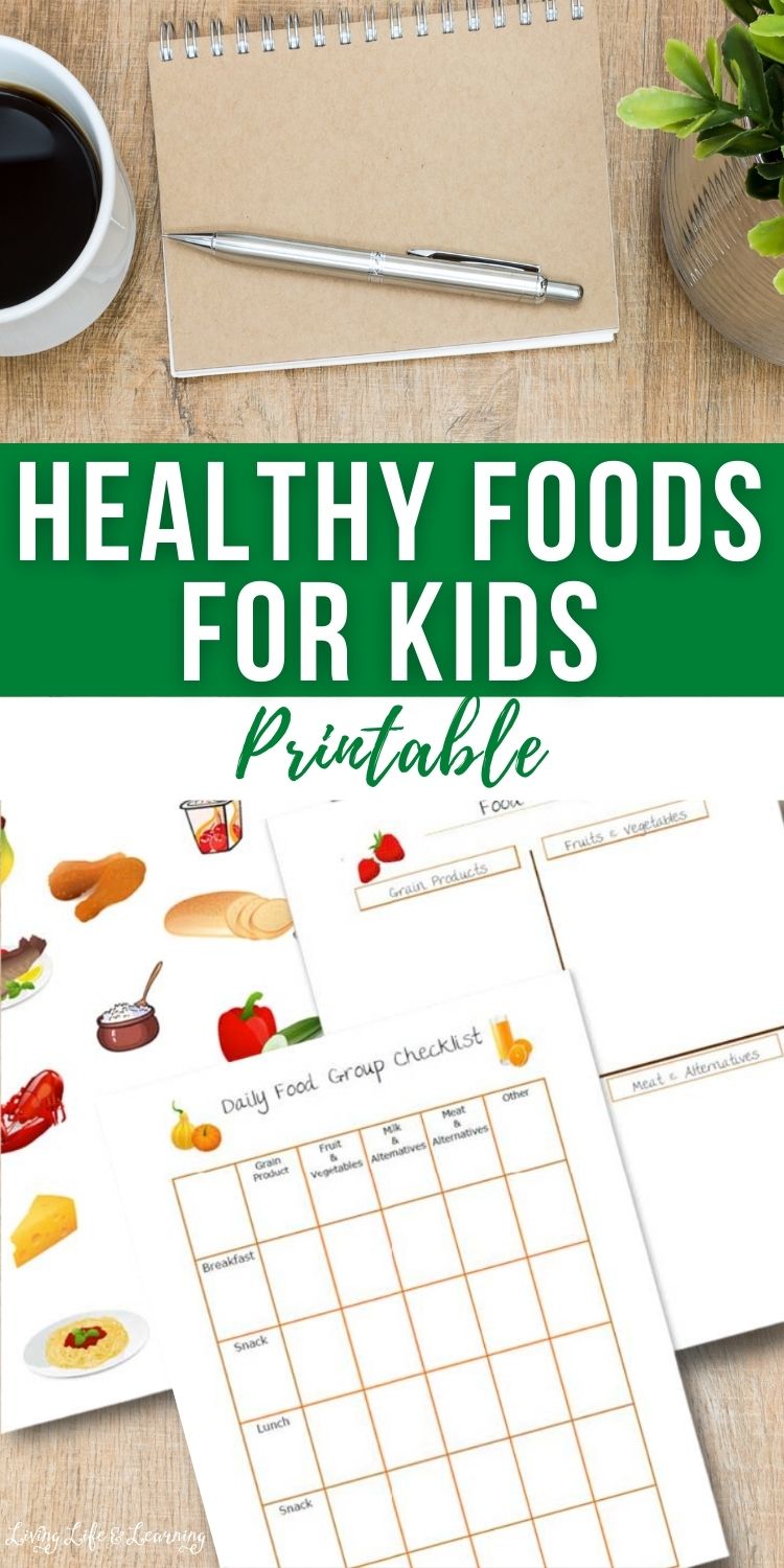 Healthy Foods for Kids Printable