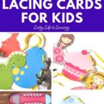 How to make your own Lacing Cards for Kids