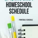 Kindergarten homeschool schedule