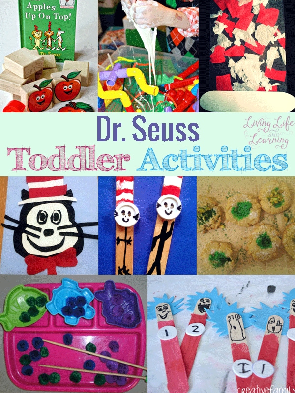 Learn with Dr.Seuss, my kids love his books and they will forever be classics, you have to try one of these Dr. Seuss toddler activities, they're great to extend beyond the books.