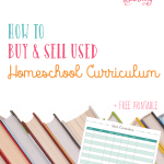 Need money for your homeschool purchases? Save money by buying and selling used homeschool curriculum to fund your book addiction.