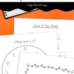 pages of My Calendar Book Printable on a table