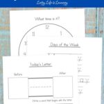 pages of My Calendar Book Printable on a table