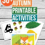 Get into the Autumn spirit with these fun printables for kids. Your kids will thank you for using these Autumn Printable Activities for kids in your home. Lots of fun fall worksheets to engage your kids and make fall fun.