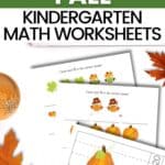 Fall Kindergarten Math Worksheets