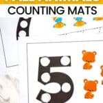Fall Animals Counting Mats