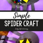 Simple Spider Craft