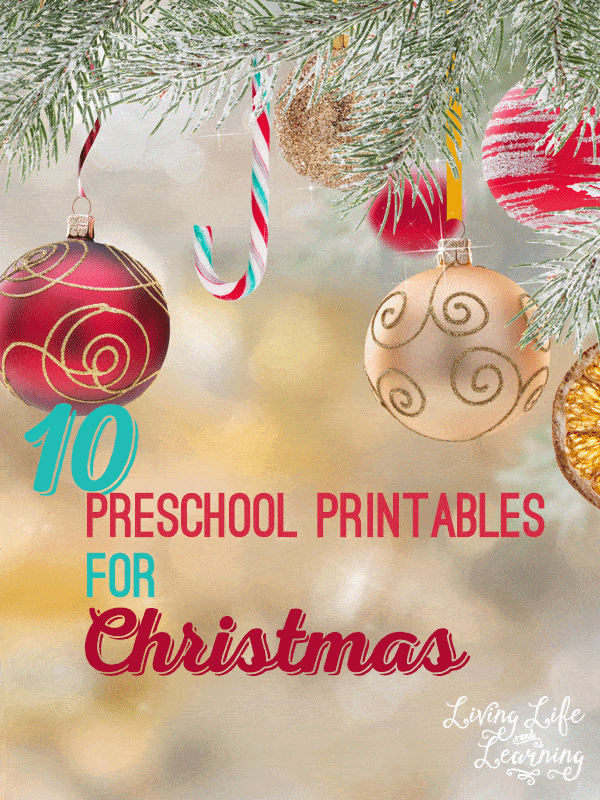 Preschool Printables for Christmas