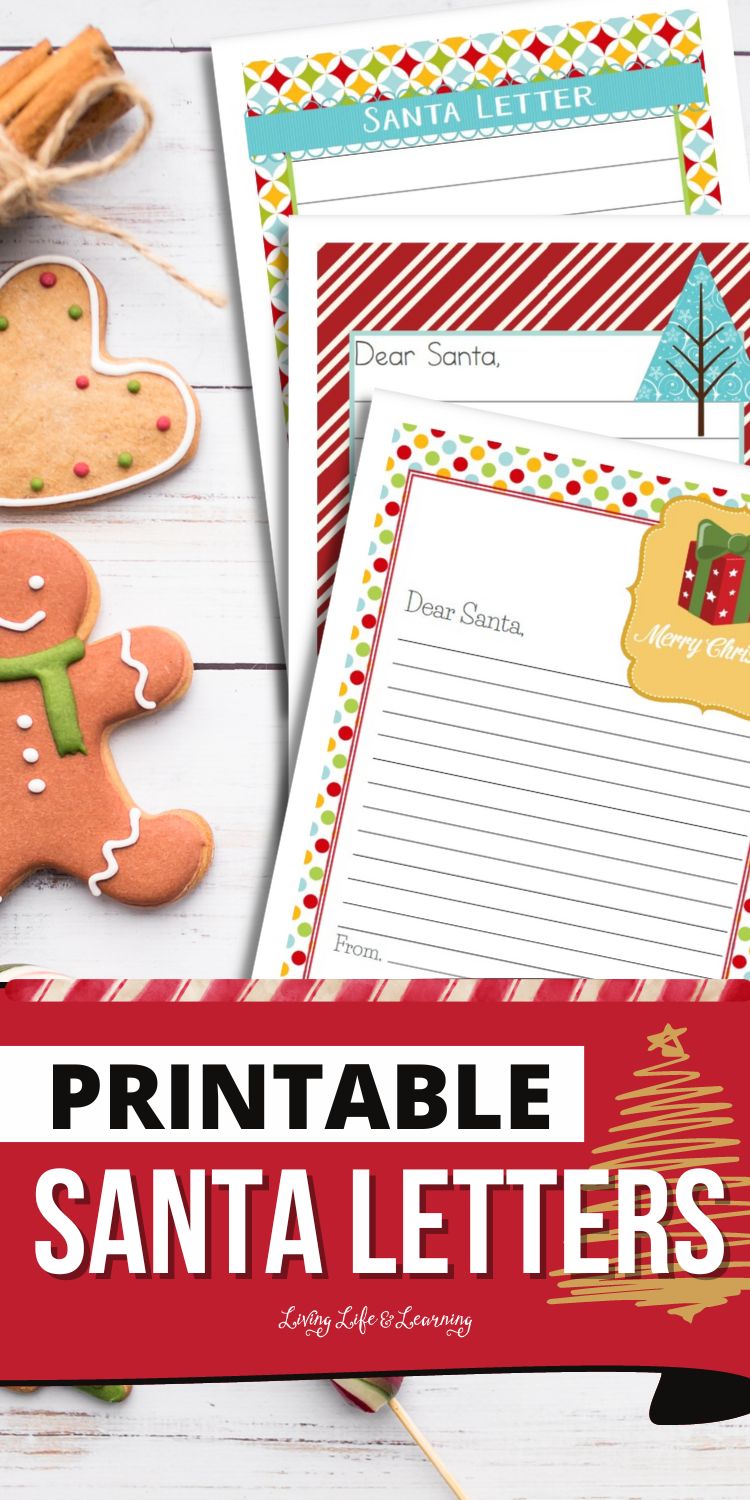 Santa Lettering Printable Printable Santa Letters
