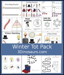 10 Winter Printables for Preschool