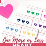 One More or Less Heart Clip Cards