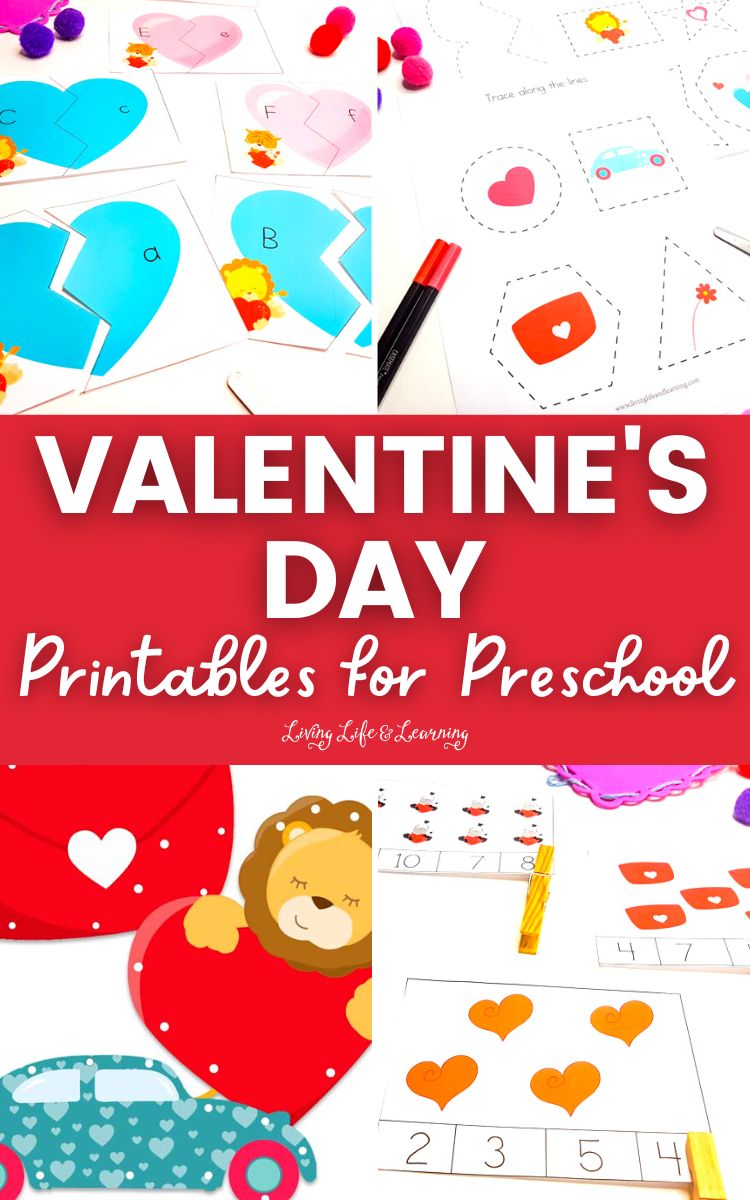 Valentine’s Day Printables for Preschool