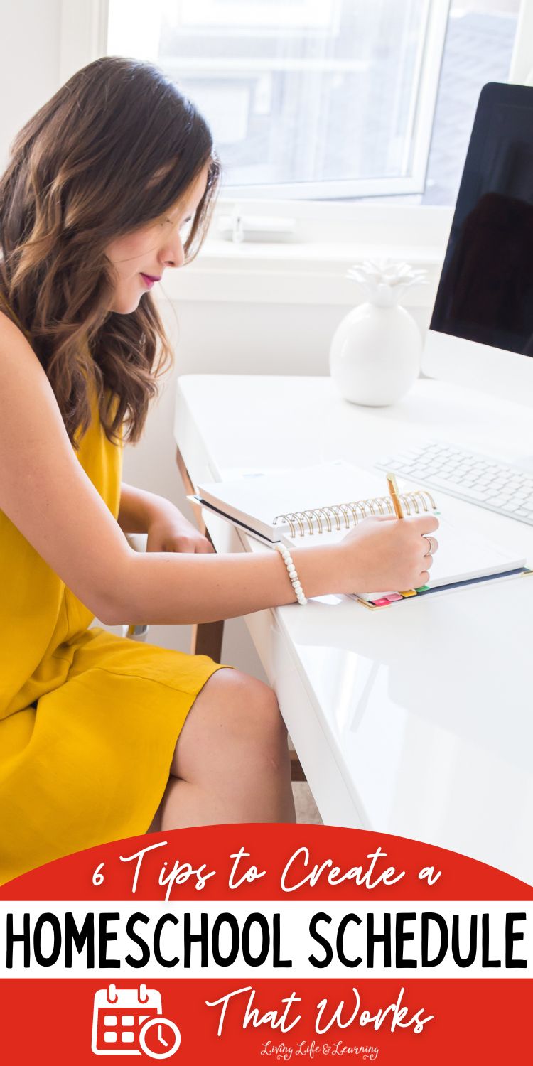 6 Tips to Create a Homeschool Schedule That Works