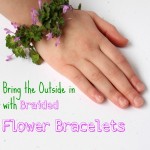 braided flower bracelets