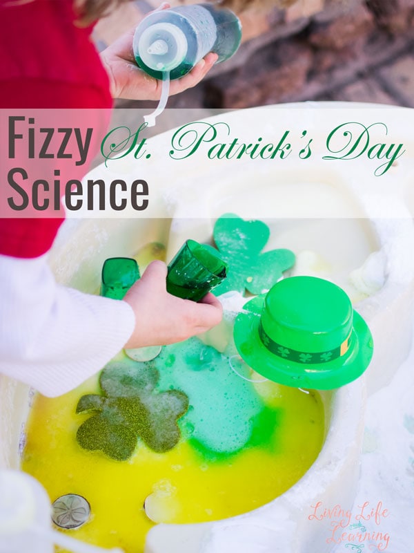 fizzy St. Patricks Day science 