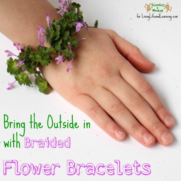 braided flower bracelets 