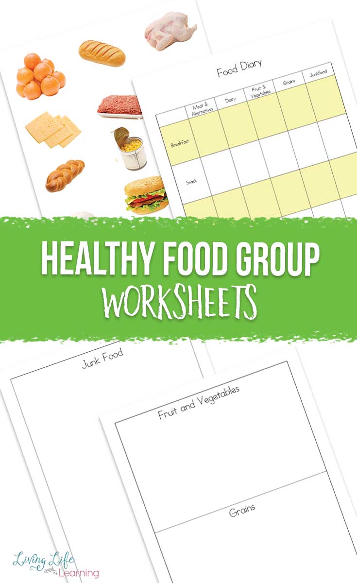 Healthy Food Group Worksheets