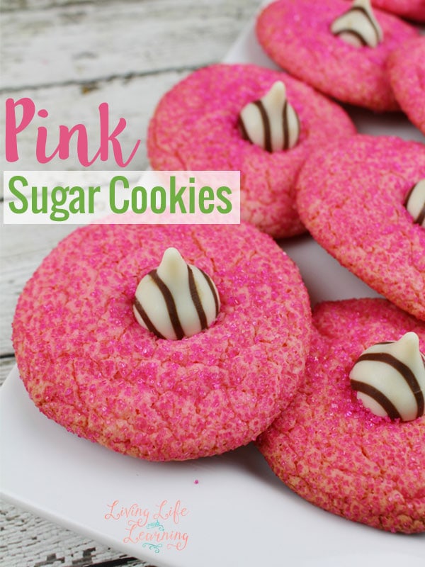 Satisfy that sweet tooth with these beautiful pink sugar cookies recipe, great for kids and family