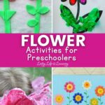 Collage of Flower Activities for Preschoolers