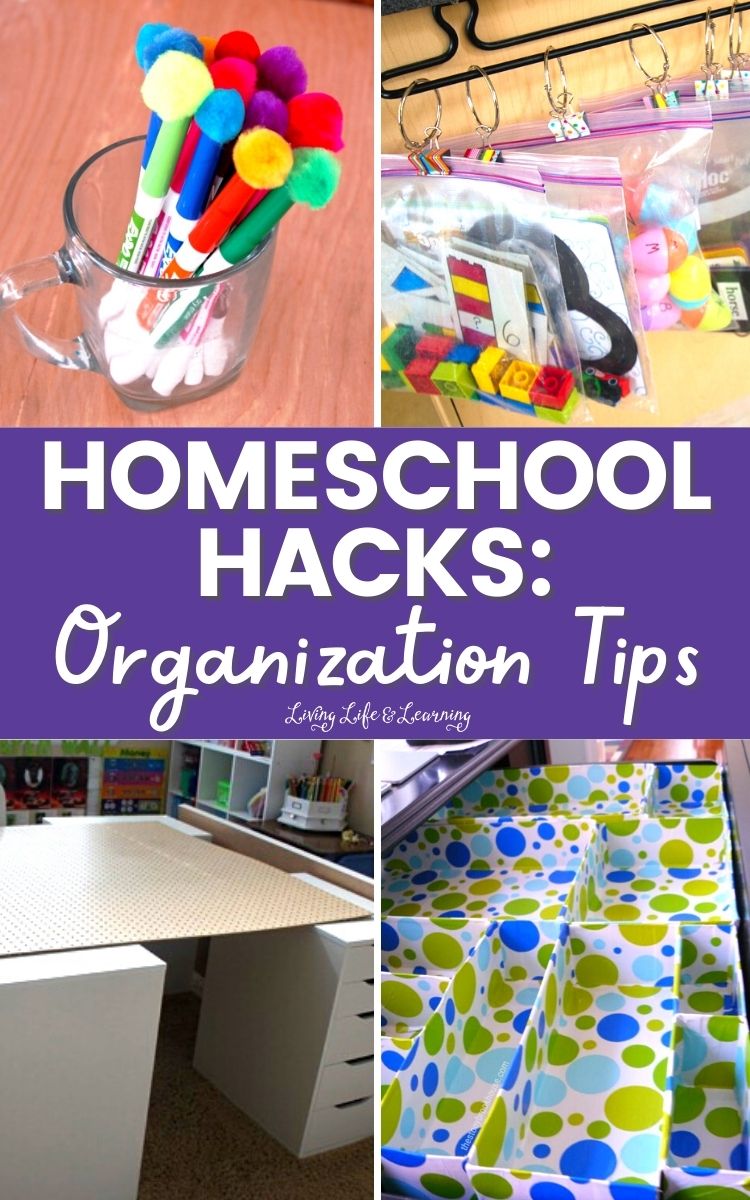 Homeschool Hacks: Organization Tips