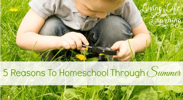5 Reasons To Homeschool Through Summer