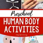 Collage of Preschool Human Body Activities