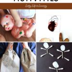Collage of Preschool Human Body Activities