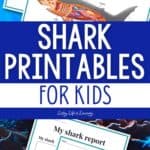Image of shark printables for kids