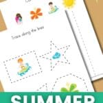 Summer Tracing Worksheets Images