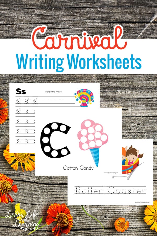 Are you visiting a carnival this summer? Get writing with these carnival writing worksheets for your little ones.