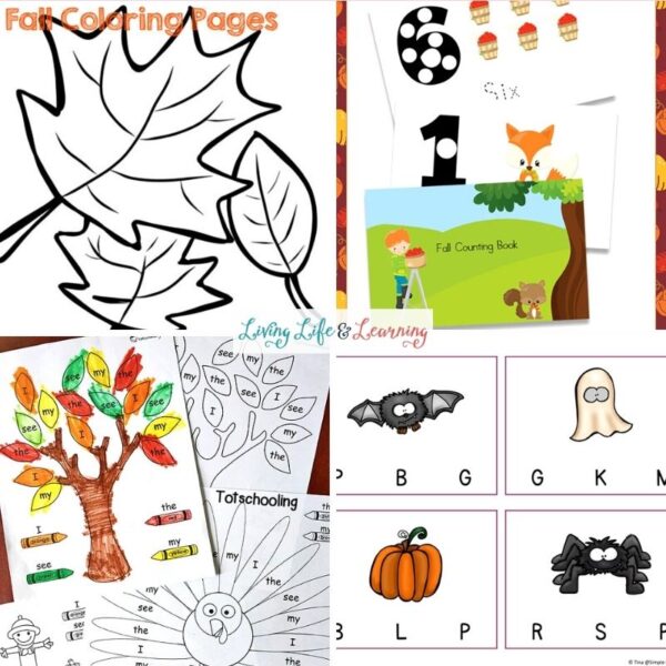 Fall Preschool Printables