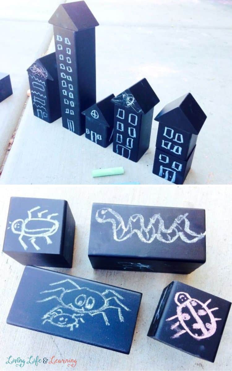 photo of The Best Outdoor Building Blocks – A Chalk Adventure Activity