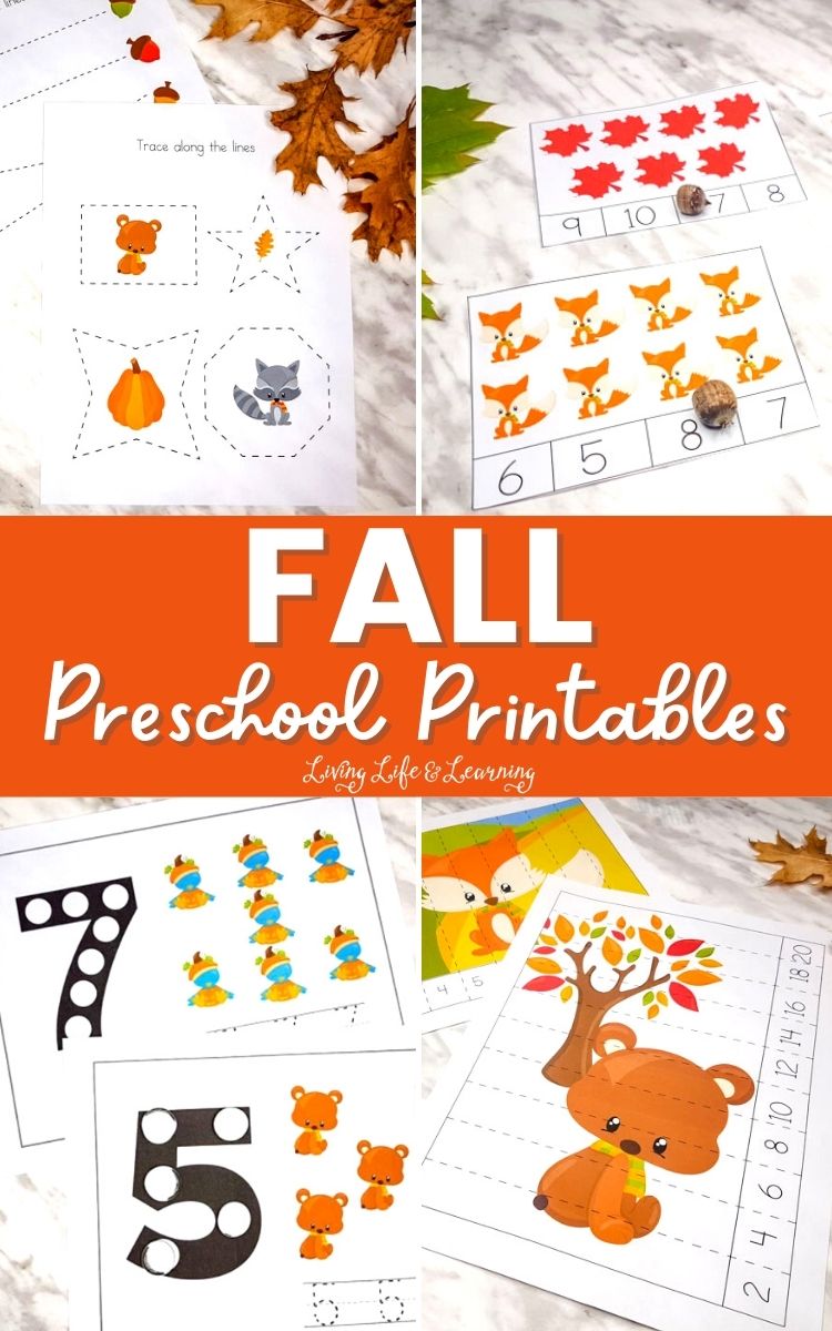 Fall Preschool Printables