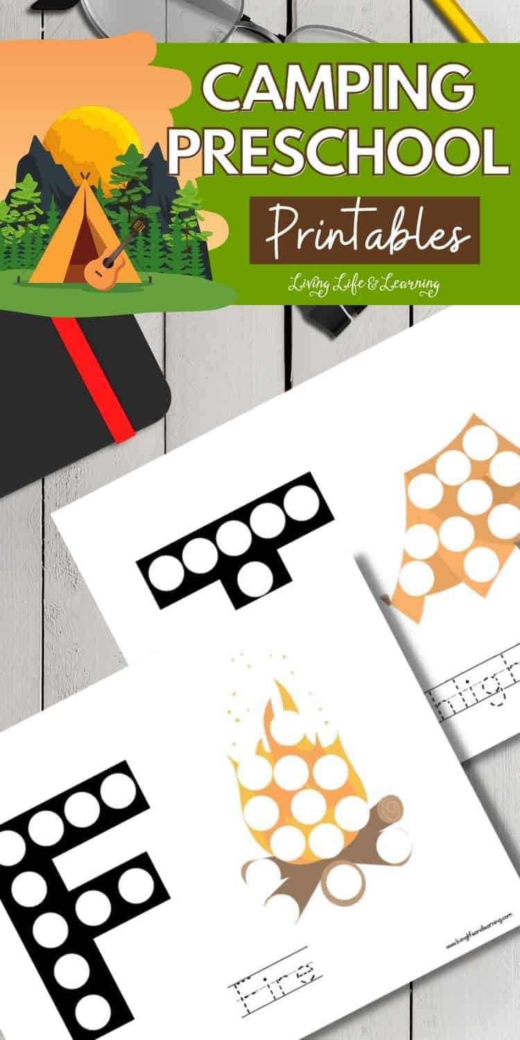 Camping Preschool Printables