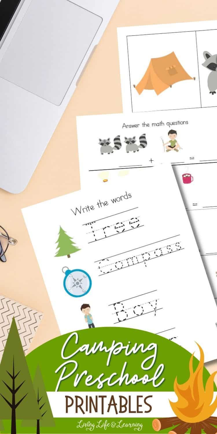 Camping Preschool Printables