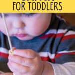 Cheerios Fine Motor Snack for Toddlers