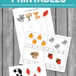 Free fall preschool printables