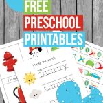 Have some fun with your preschooler and learn at the same time with these educational free preschool printables in various seasonal themes. There are counting activities, letter activities, writing activities and more. Looking for printable preschool worksheets? Find everything you need here.