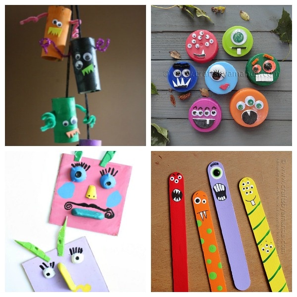 If you love monsters, then you won't want to miss this collection of high-quality monster crafts that make the perfect Halloween crafts for kids!