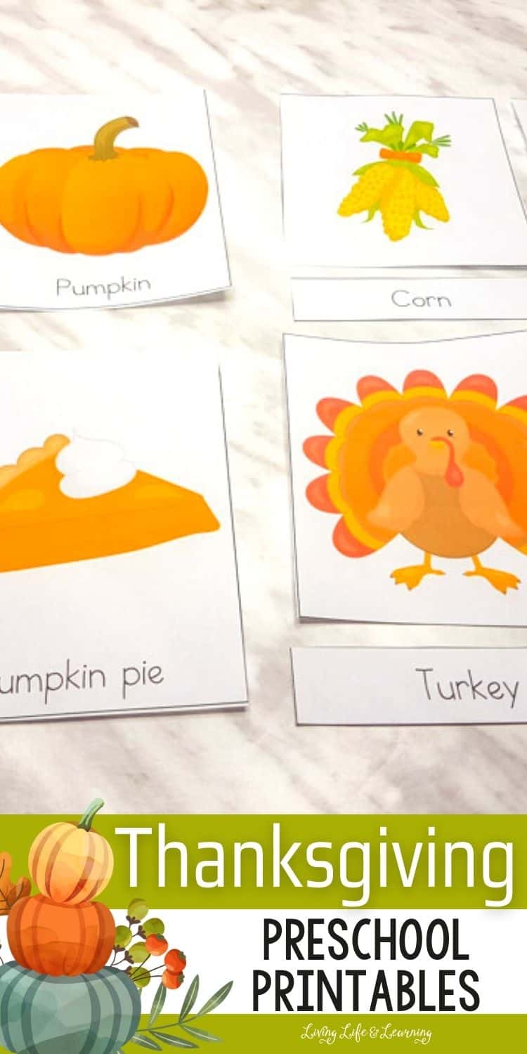 Thanksgiving Preschool Printables