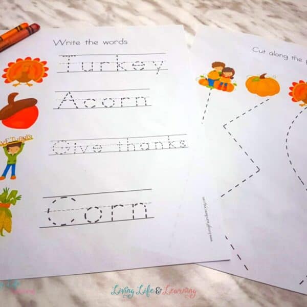 Thanksgiving Preschool Printables
